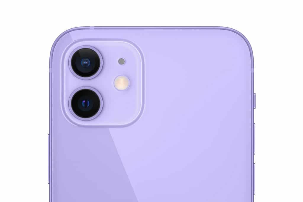 Paarse iPhone 12 en iPhone 12 mini Purple