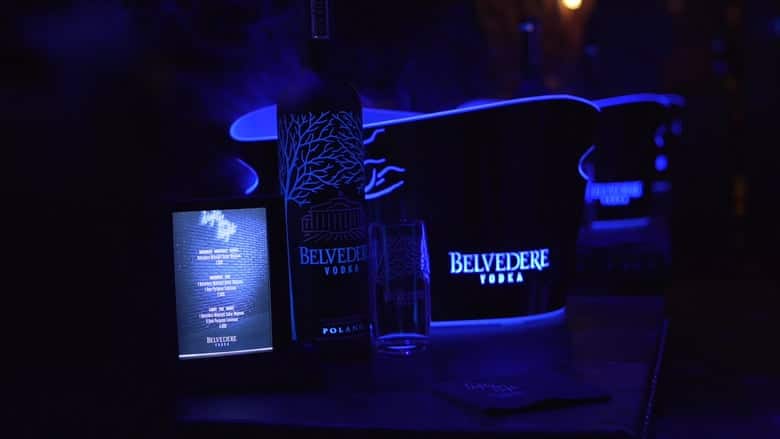 Belvedere Vodka Midnight Saber