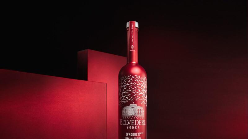 Belvedere Vodka limited edition RED