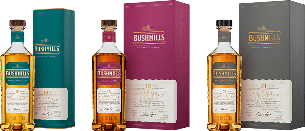 Bushmills premium malt whiskey
