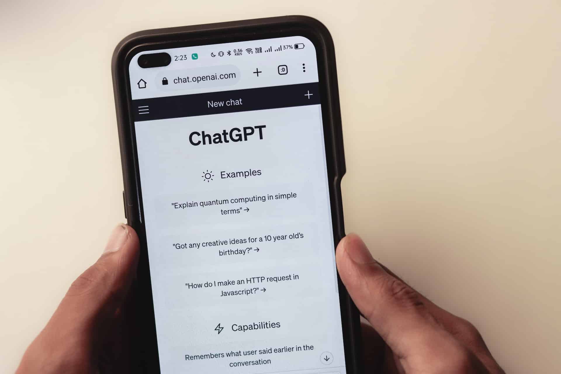 ChatGPT-app voor iOS