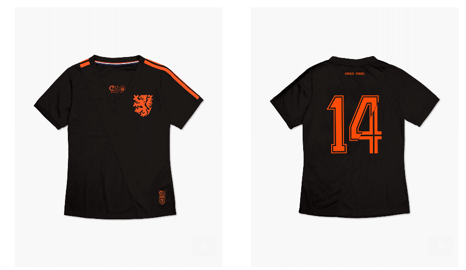 Cruyff x Blood In Blood Out limited edition voetbalshirt Oranje EK 2020