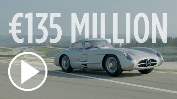 Duurste auto ooit Mercedes-Benz 300 SLR 'Uhlenhaut Coupé' €135 miljoen