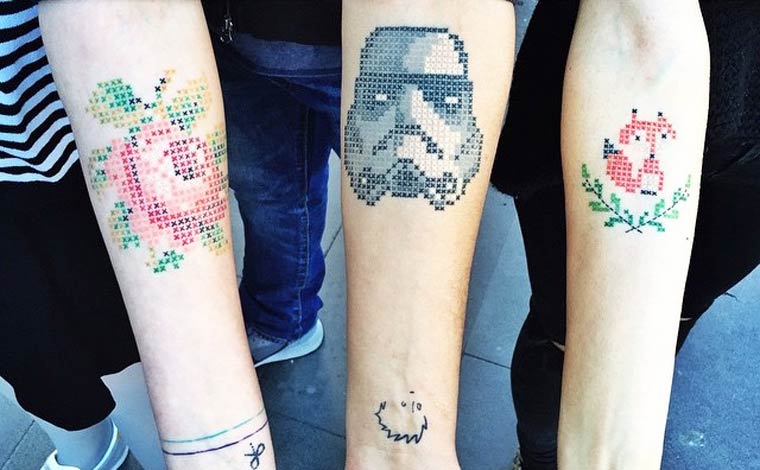 tattoos kruissteek tatoeages - Eva Krbdk