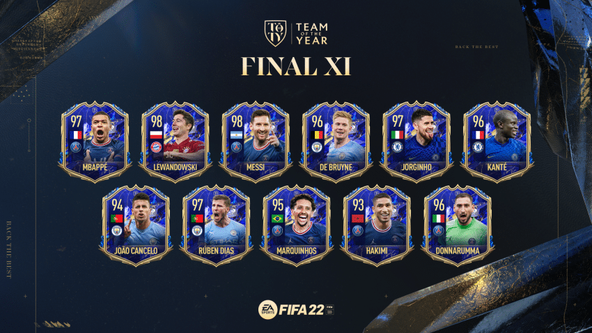 FIFA 22 TEAM OF THE YEAR