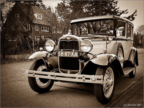Oude Ford auto