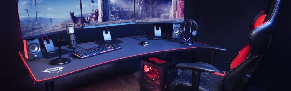 GXT 1190 Magnicus Gaming Desk inclusief draadloos opladen bureau