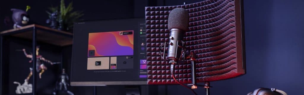 GXT 259 Rudox Studio Microphone met reflectiefilter