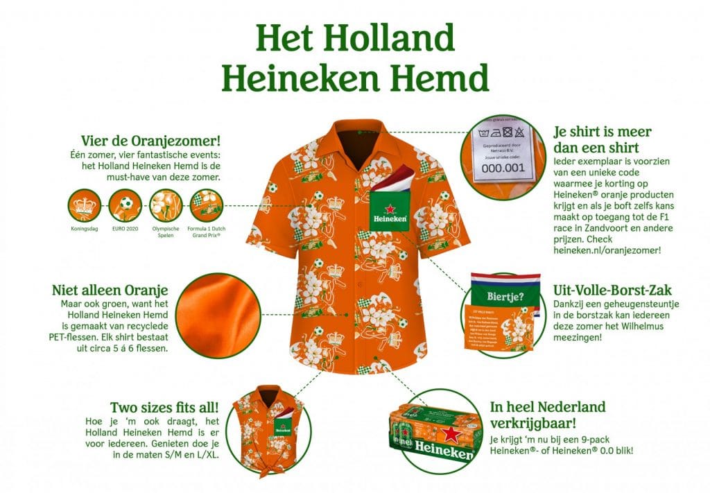 Holland Heineken Hemd