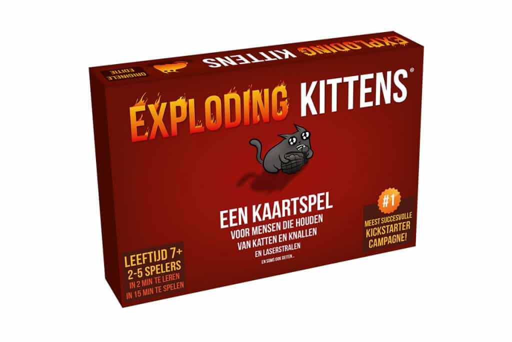 Kaartspel Exploding Kittens drankspel
