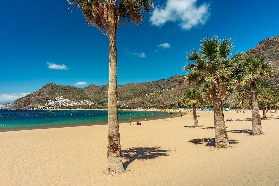 6x mooiste stranden in het noorden van Tenerife las teresitas