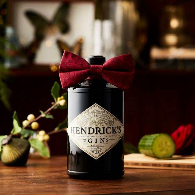Limited edition Hendrick's Gin geschenkfles bow tie