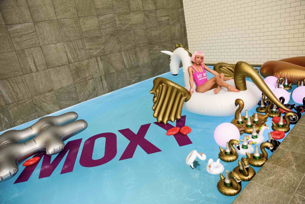 Hotel Moxy Amsterdam Houthavens party opening