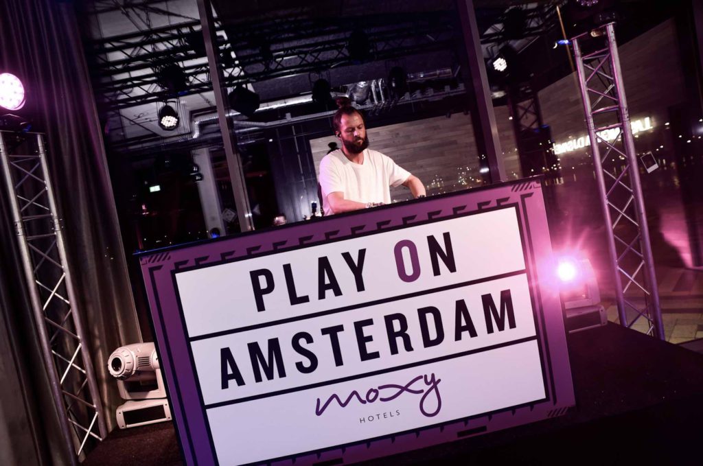 Hotel Moxy Amsterdam Houthavens party opening