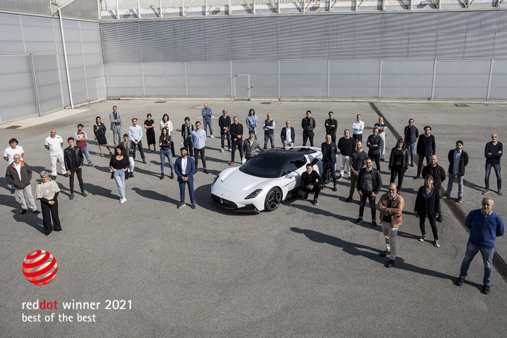 Maserati MC20 wint 'Best of the Best' bij Red Dot Awards