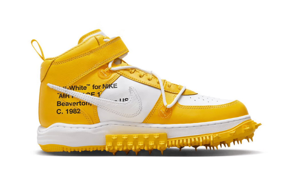 Off-White x Nike Air Force 1 Mid SP "Varsity Maize"