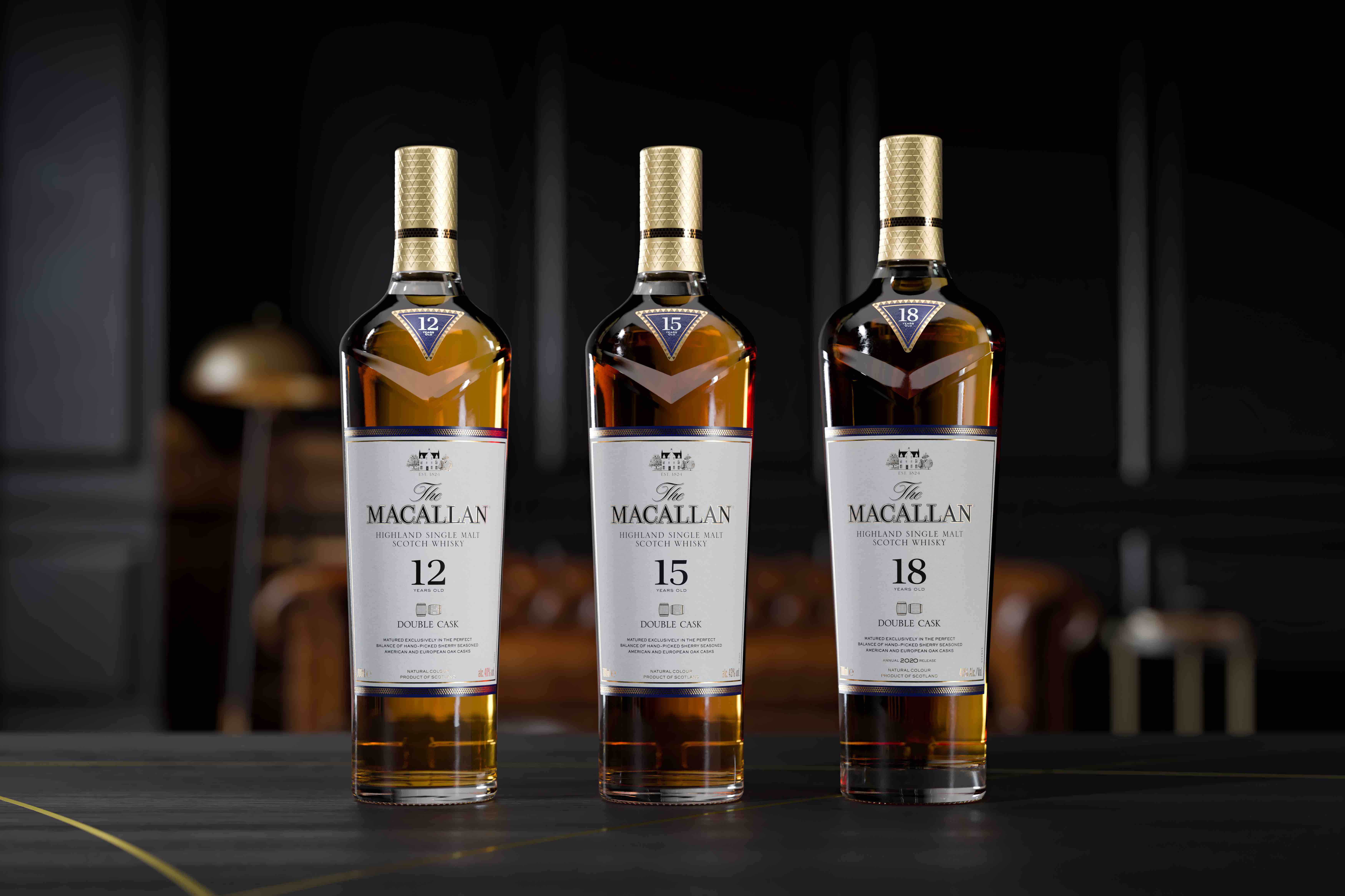 The Macallan Double Cask 15 years old & Double Cask 18 years old