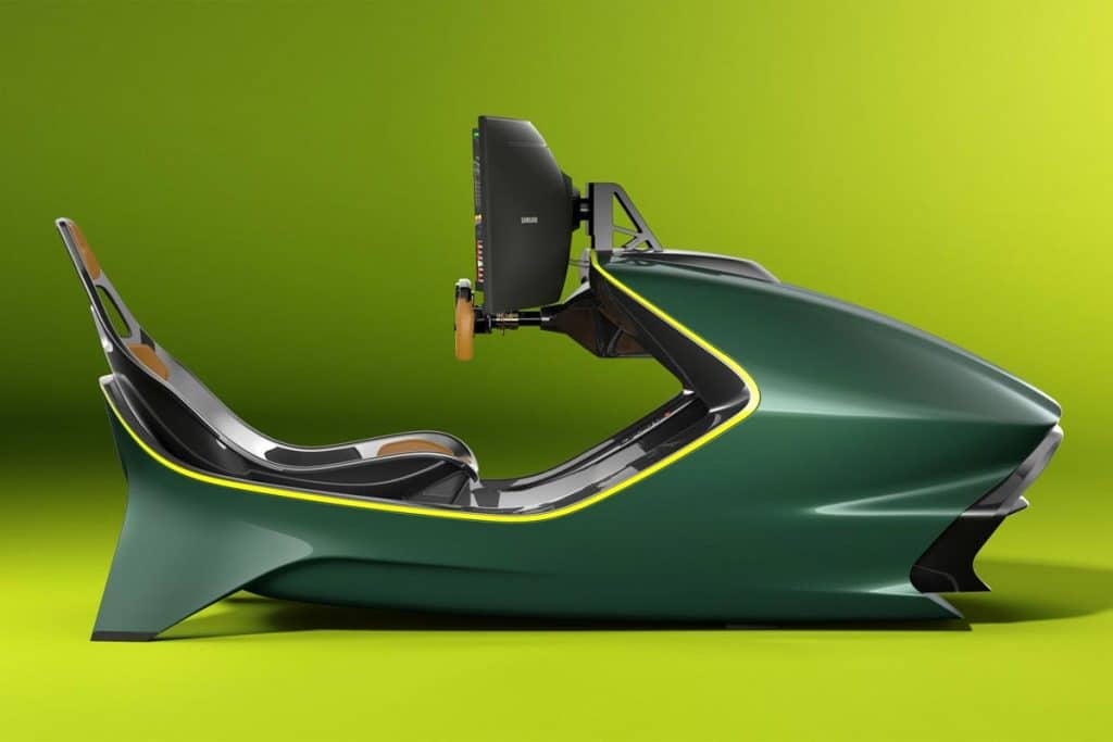 Aston Martin AMR-C01 racing simulator