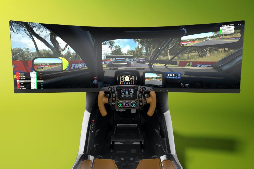 Aston Martin AMR-C01 racing simulator