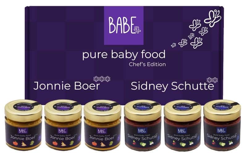 babefoods Babyvoeding sterrenchefs Jonnie Boer & Sidney Schutte - chef jasmine