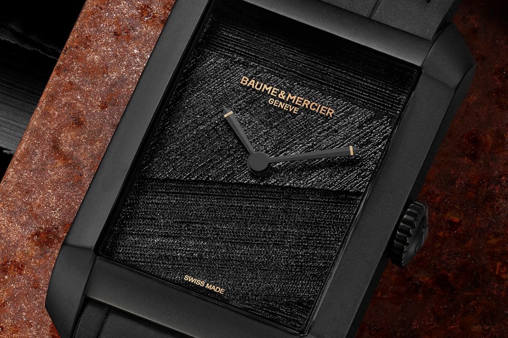 limited edition Baume & Mercier "Hampton Hommage à Pierre Soulages" horloge