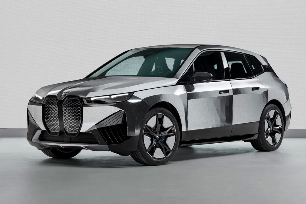 BMW iX warmtegevoelige van kleur veranderende lak
