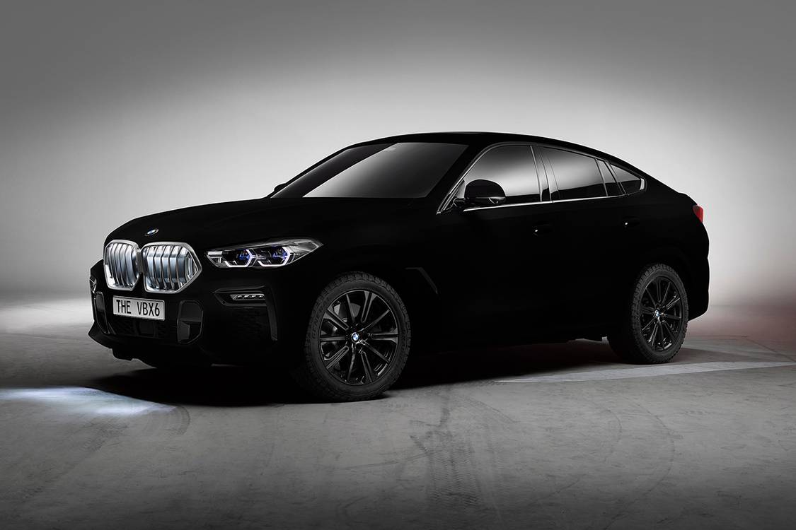 BMW VBX6 - X6 Coupé in zwartste zwart ter wereld - Vantablack