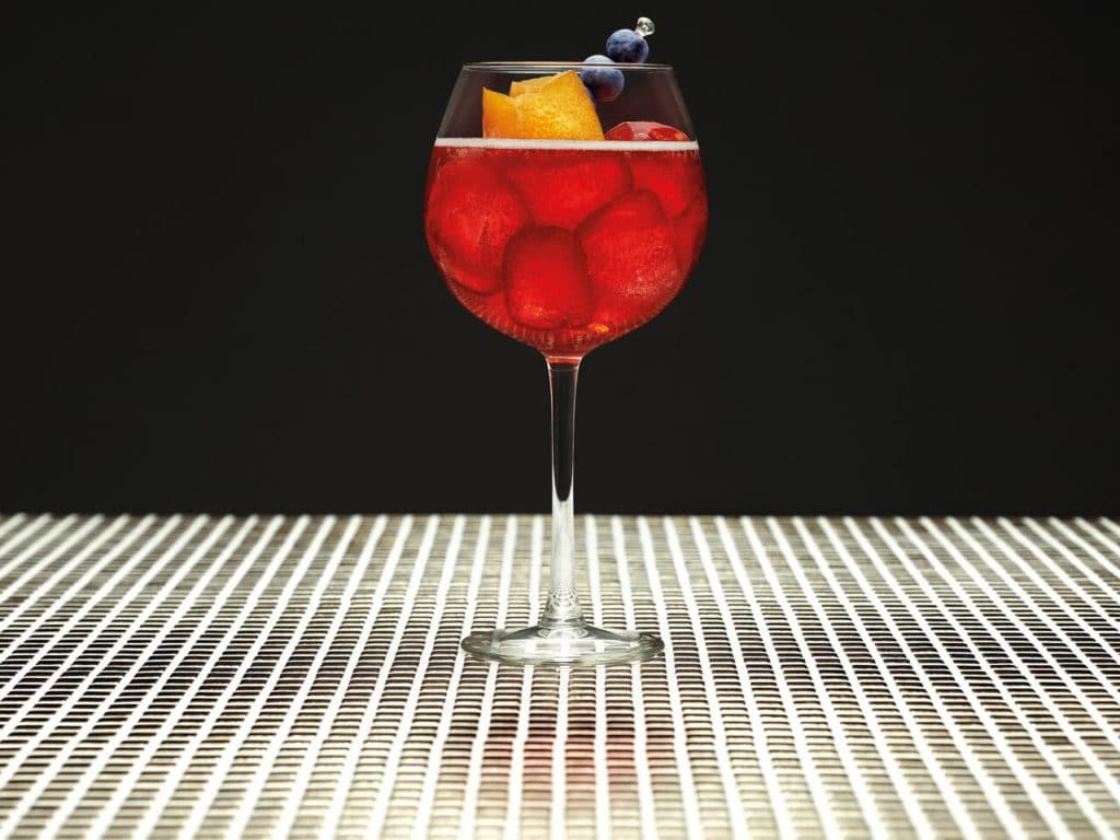 Campari Tonic cocktail