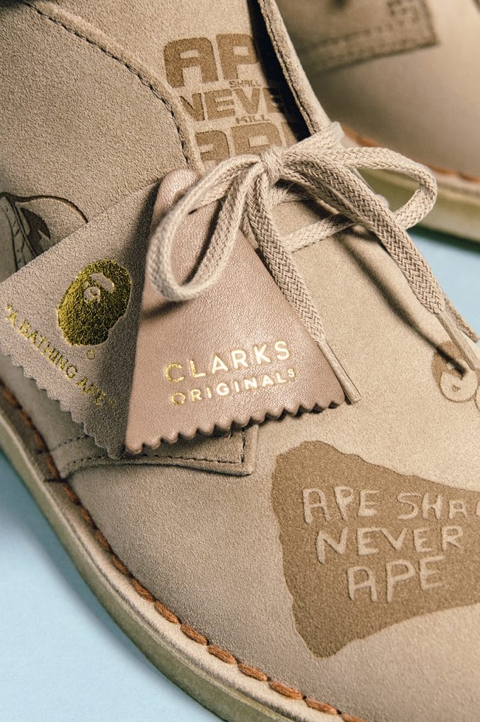 Raheem Sterling - BAPE x Clarks Originals schoenen