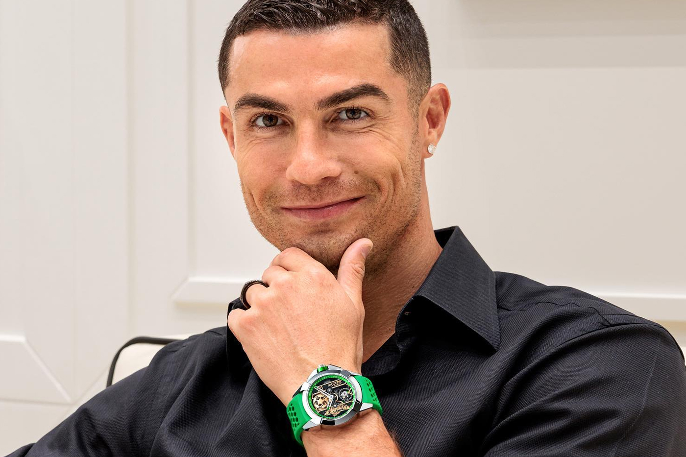 Cristiano Ronaldo Jacob & Co. Heart of CR7 Baguette horloge