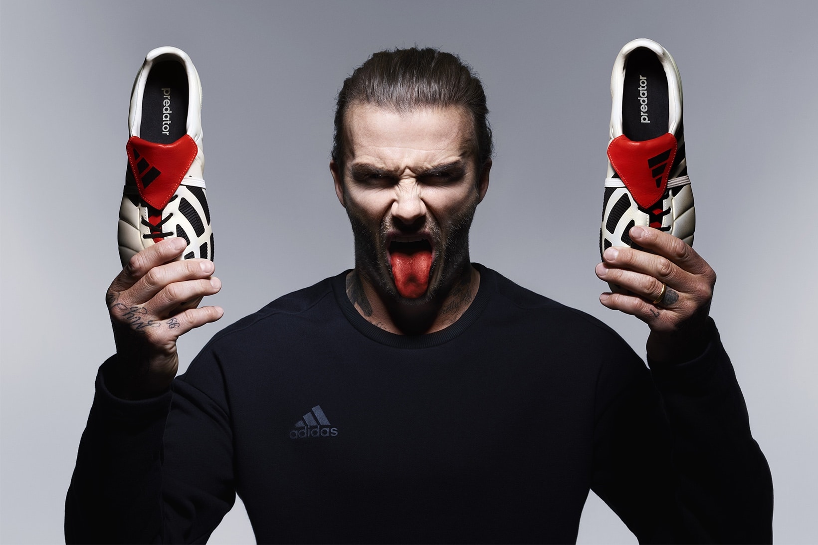 David Beckham x adidas Champagne predators