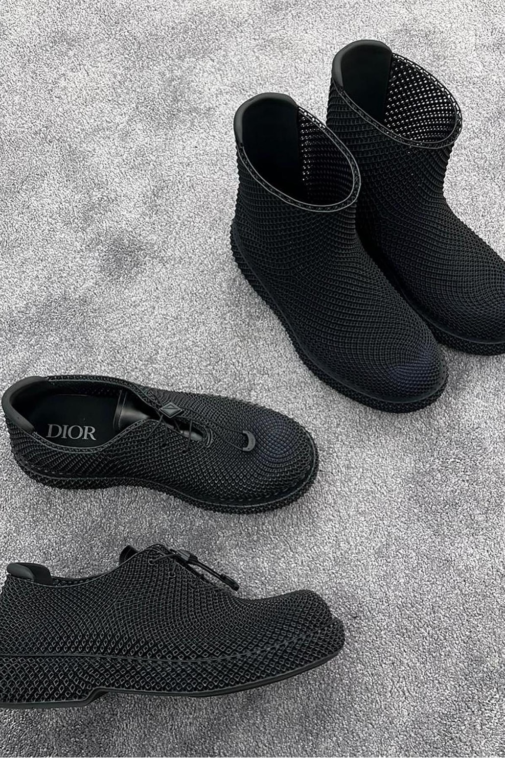 Dior 3D-Printed FW23 Footwear