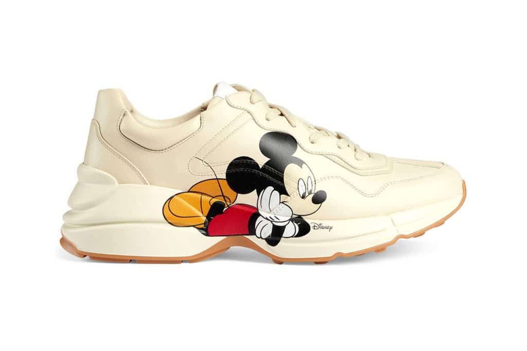 Disney x Gucci Mickey Mouse sneakers nu te koop MANNENSTYLE