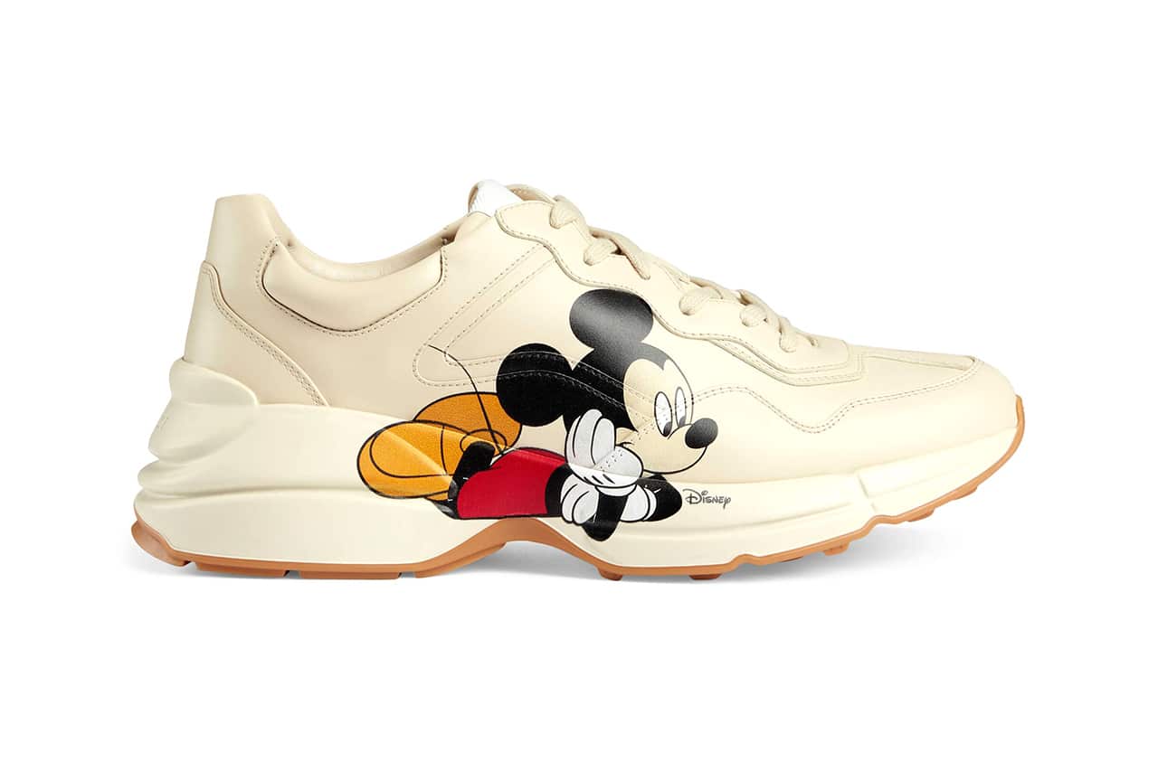 Disney x Gucci Mickey Mouse sneakers