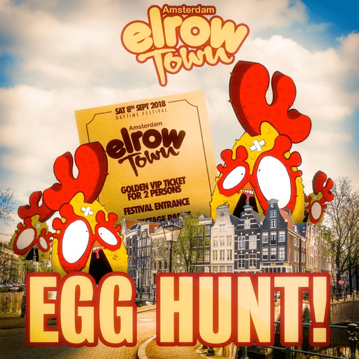 elrow town egg hunt amsterdam
