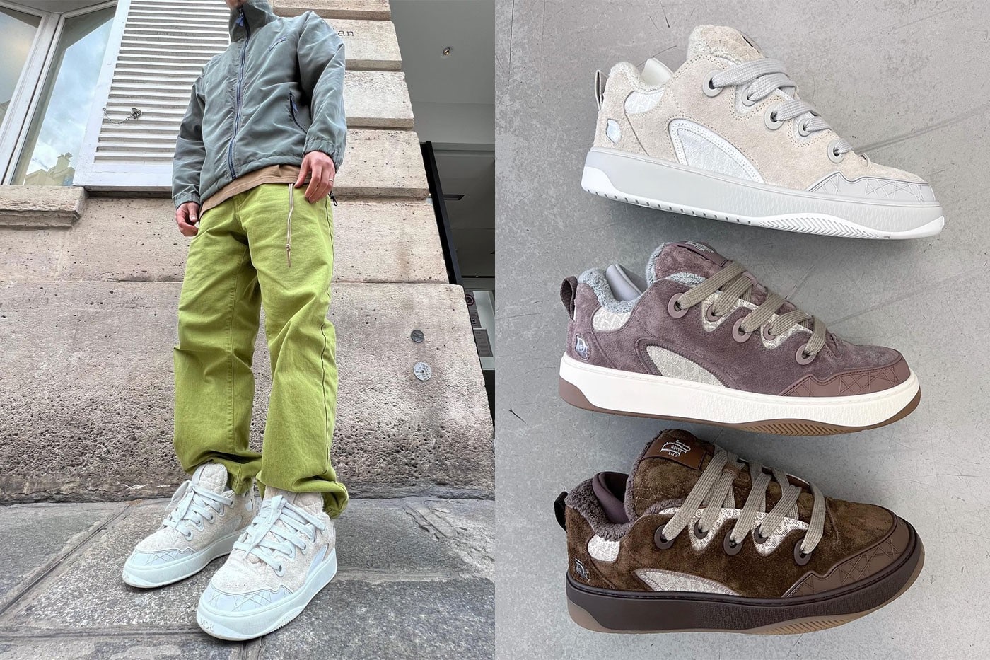 ERL x Dior B9S skate sneakers