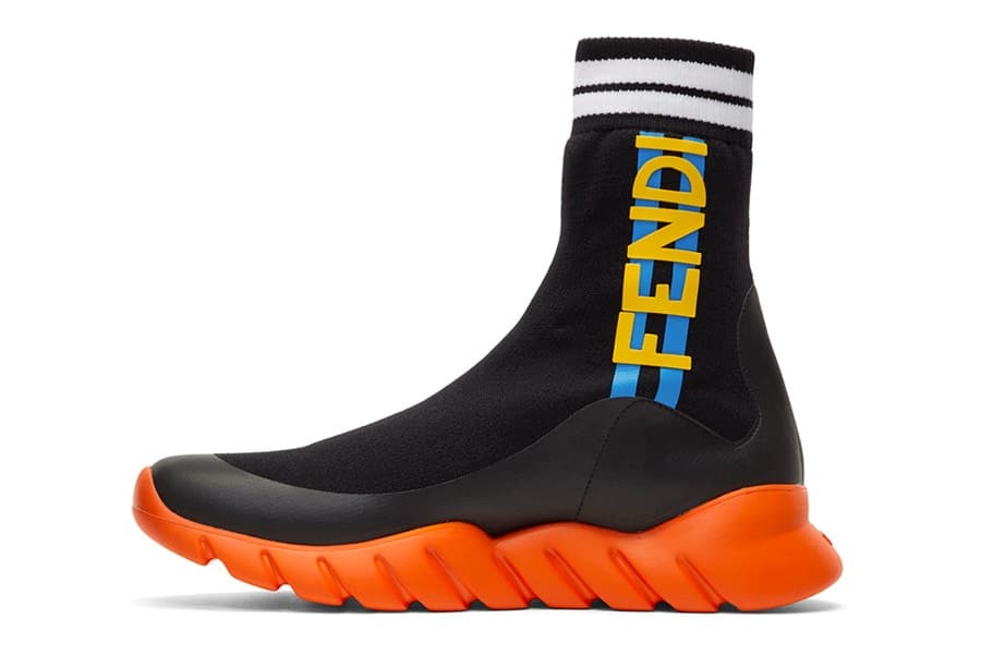 Fendi Think Hight-Top Sock Sneaker