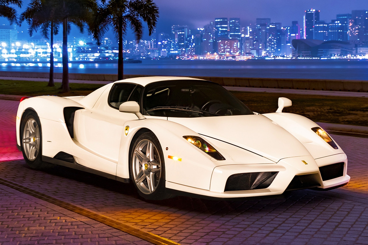 Ferrari Enzo "Bianco Avus" veiling RM Sotheby's