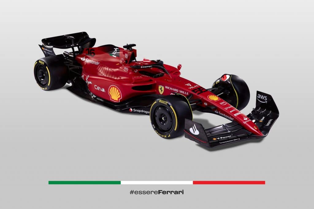 2022 Ferrari F1-75 - nieuwe Formule 1-auto Ferrari