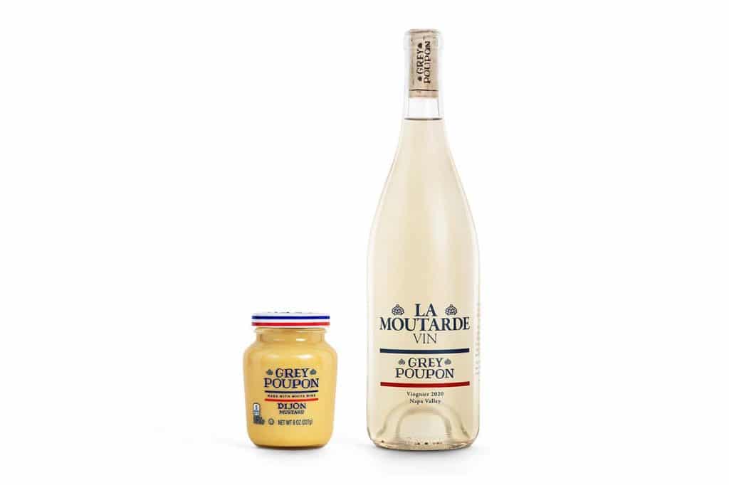 Grey Poupon La Moutarde Vin: volle viognier witte wijn met mosterdzaad