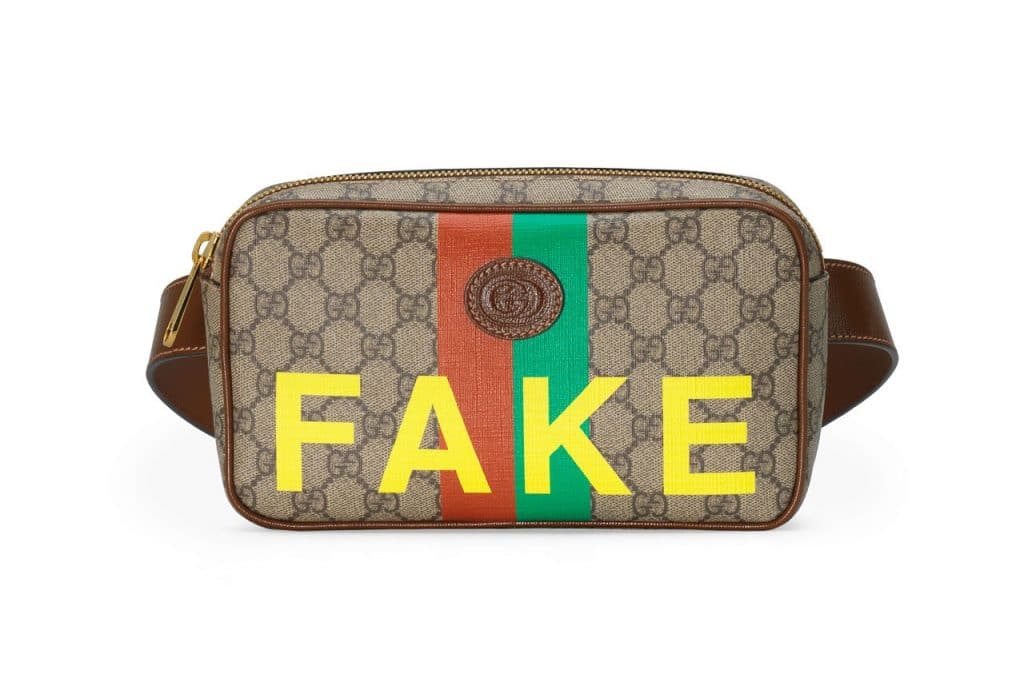 De onze Hoopvol Onafhankelijkheid Gucci Fake Not-collectie knipoogt naar imitatie | MANNENSTYLE