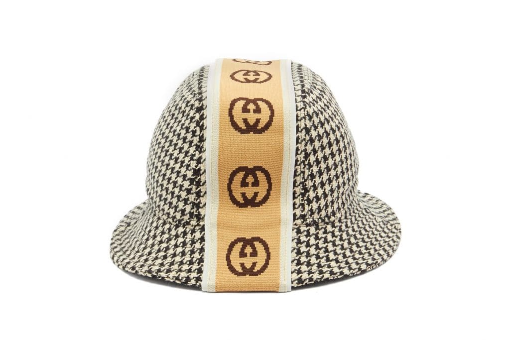 Gucci Intarsia “GG” Stripe Bucket hat