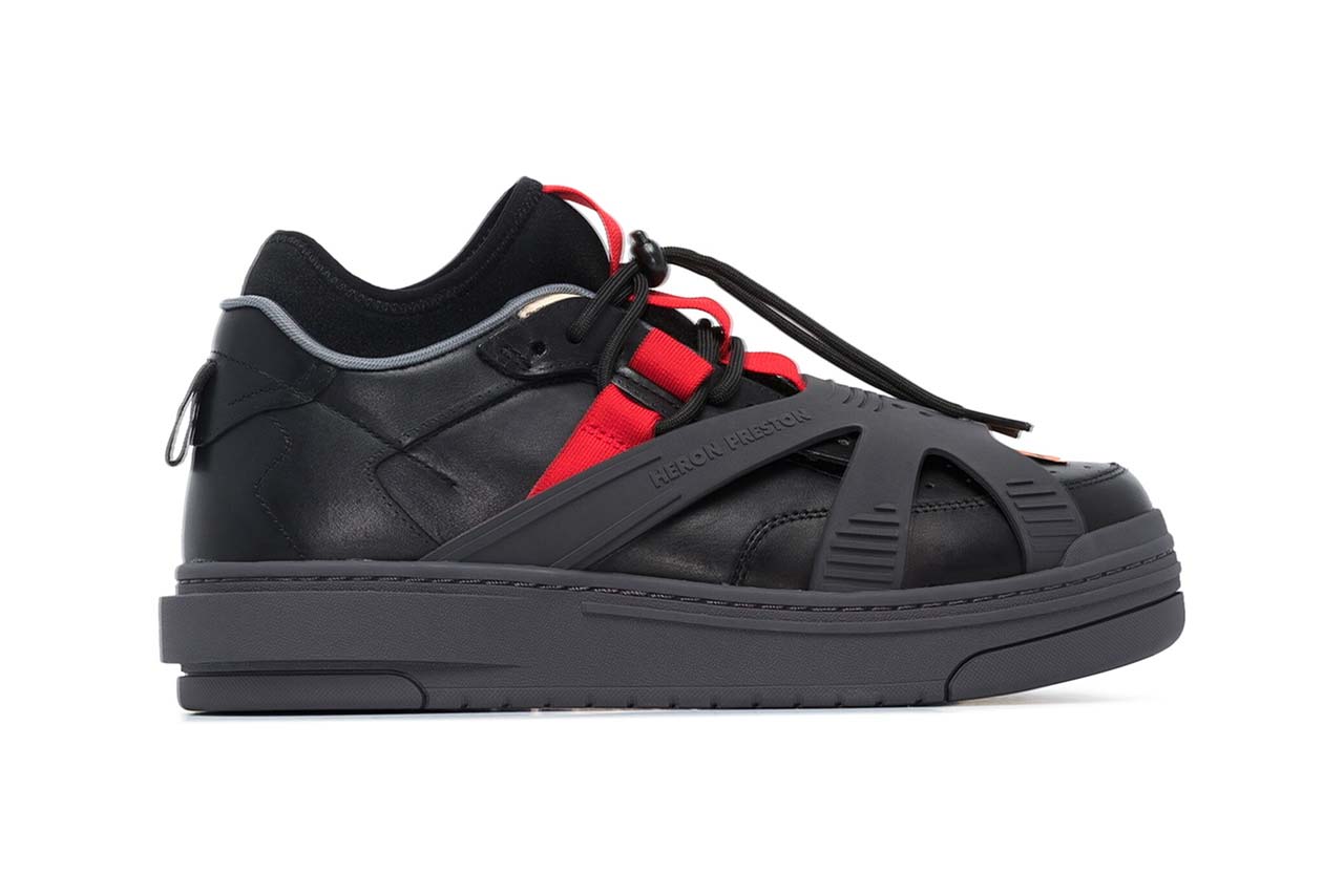 Heron Preston Protection Low-Top Leather Sneakers