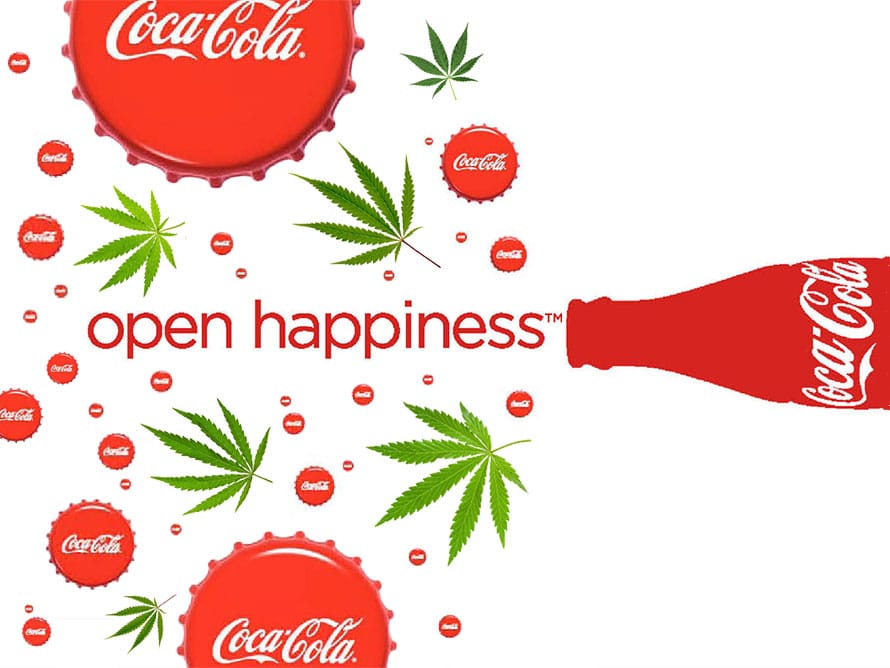 hersteldrankjes met cannabis coca cola