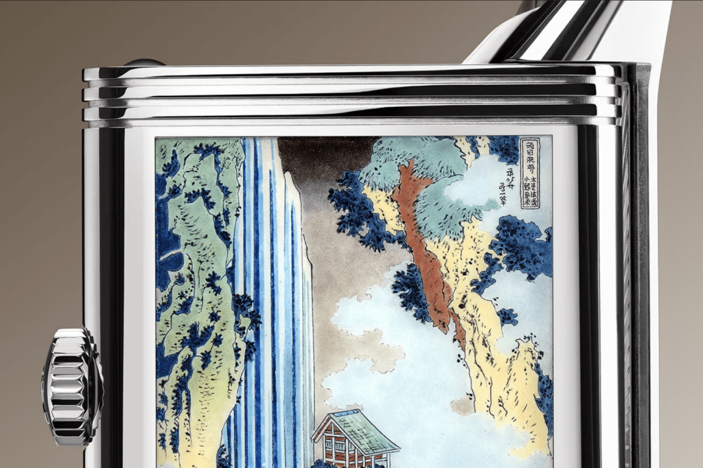 jaeger lecoultre reverso tribute enamel hokusai edition