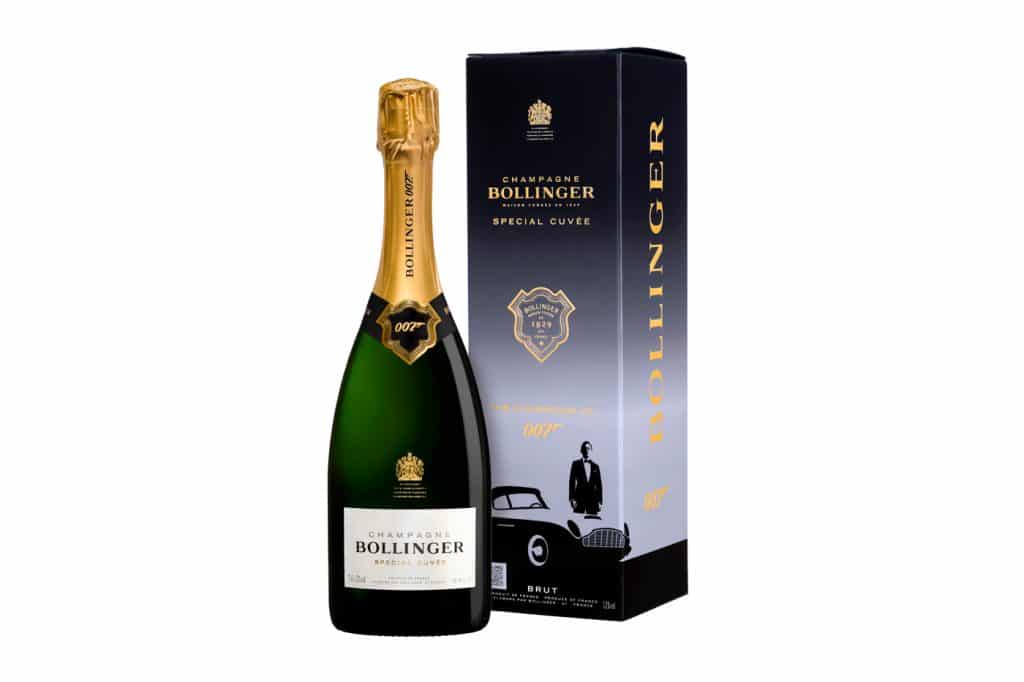Limited edition Champagne Bollinger Special Cuvée 007 - No Time to Die