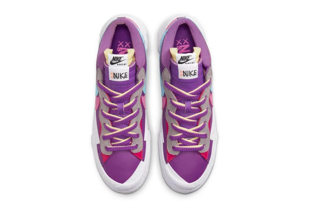 KAWS x sacai Nike Blazer Low "Purple Dusk
