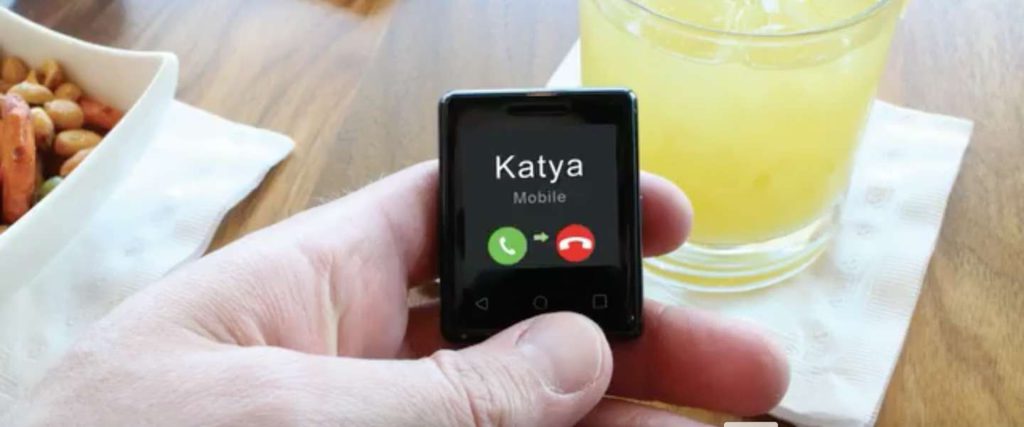 nanite - kleinste mobiele telefoon ter wereld smartphone