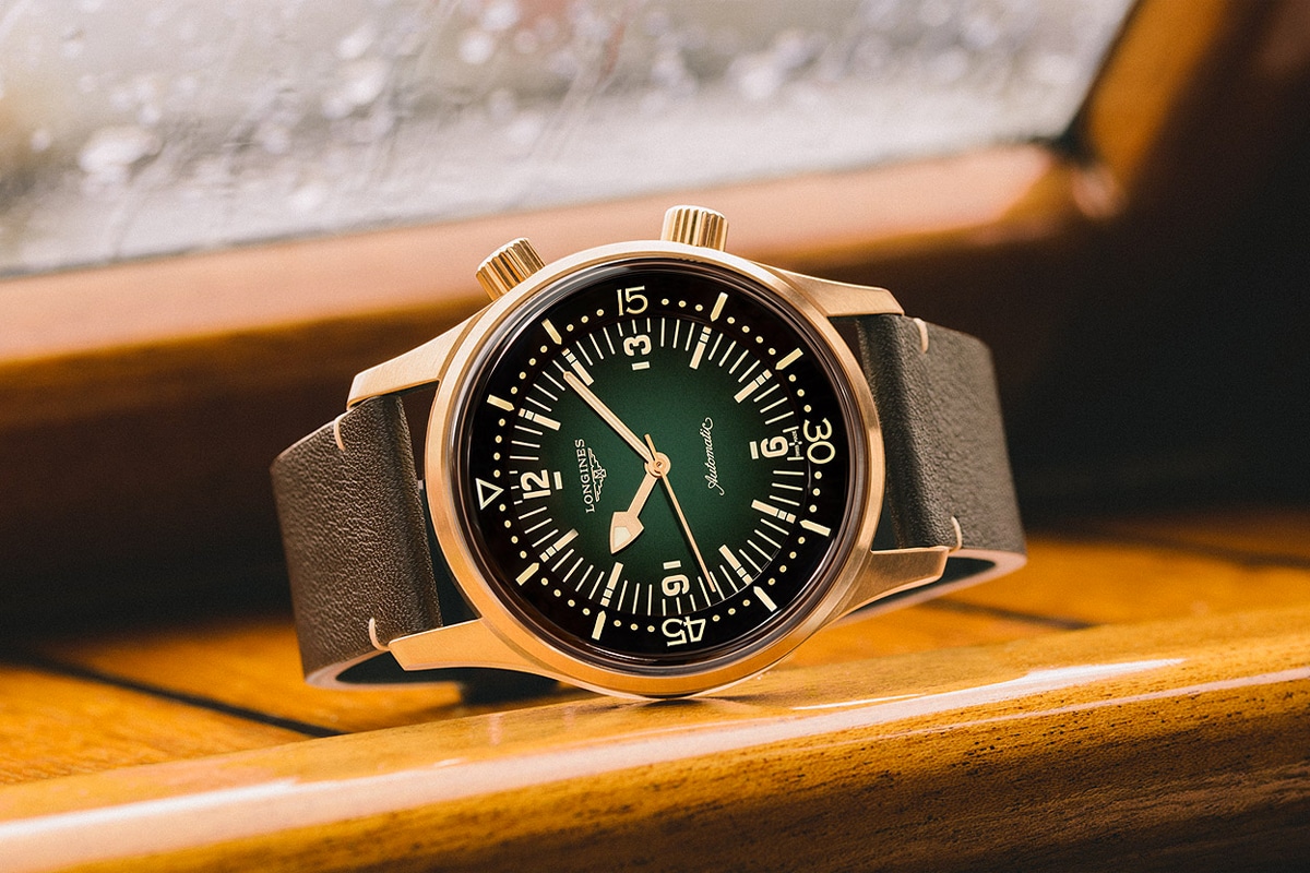 Veilig Verplicht Incubus Longines Legend Diver-horloge nu ook in brons | MANNENSTYLE