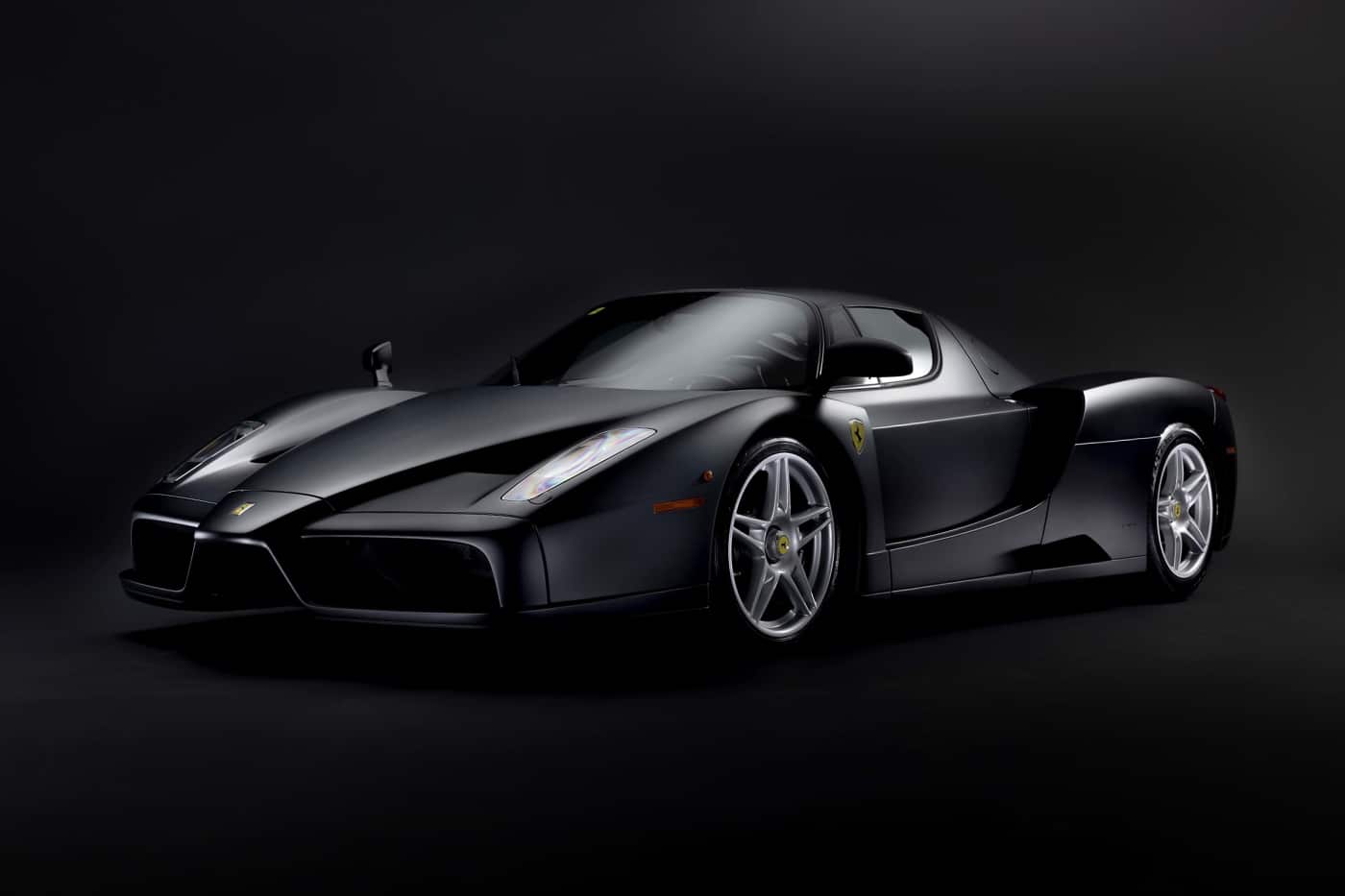 Ferrari Enzo Nero Opaco veiling RM Sotheby's eerste matzwarte Ferrari
